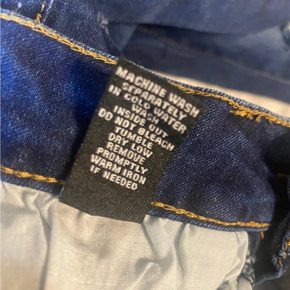 Rue 21 Women’s Distressed Skinny Jeans Size 0 Dark Wash Ripped - Picture 10 of 15